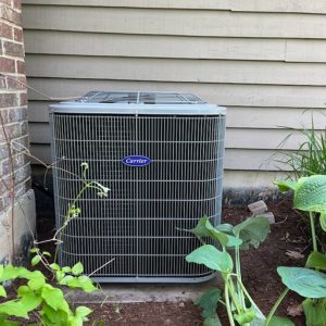 Carrier Comfort Series AC Installation in Bartlett, IL 60103.